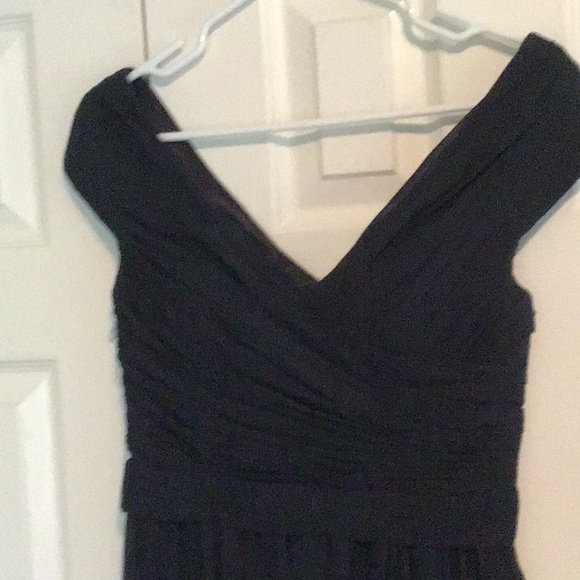 Midnight blue evening gown - Picture 3 of 4